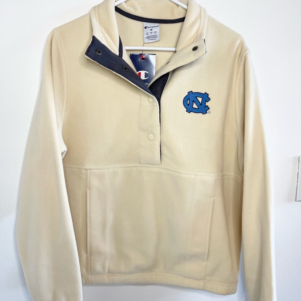 UNC Champion Fleece pullover jacket